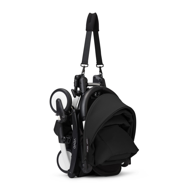 Універсальна коляска 2 в 1 Stokke YOYO³ Newborn Shell White Black