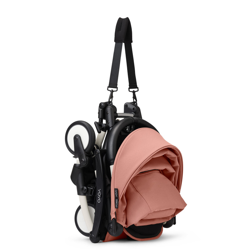 Універсальна коляска 2 в 1 Stokke YOYO³ Newborn Shell White Ginger