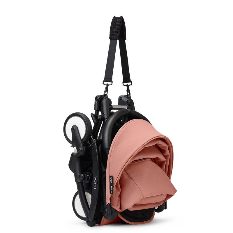 Універсальна коляска 2 в 1 Stokke YOYO³ Newborn Shell Black Ginger