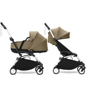 Універсальна коляска 2 в 1 Stokke YOYO³ Newborn Shell White Toffee