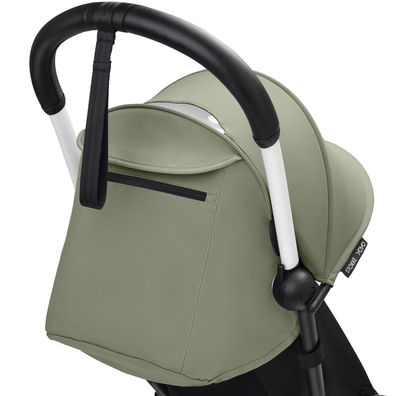 Універсальна коляска 2 в 1 Stokke YOYO³ Newborn Shell White Olive