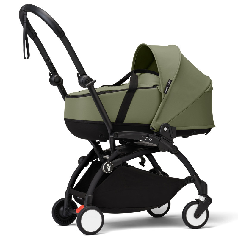 Універсальна коляска 2 в 1 Stokke YOYO³ Newborn Shell Black Olive