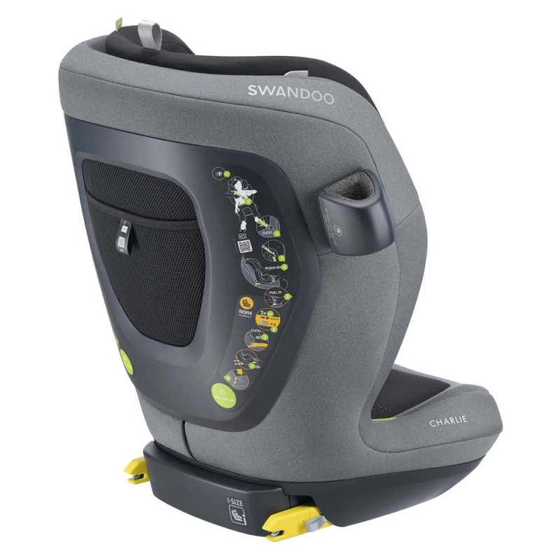 Автокрісло Swandoo Charlie i-Size 2025 Sesame Grey