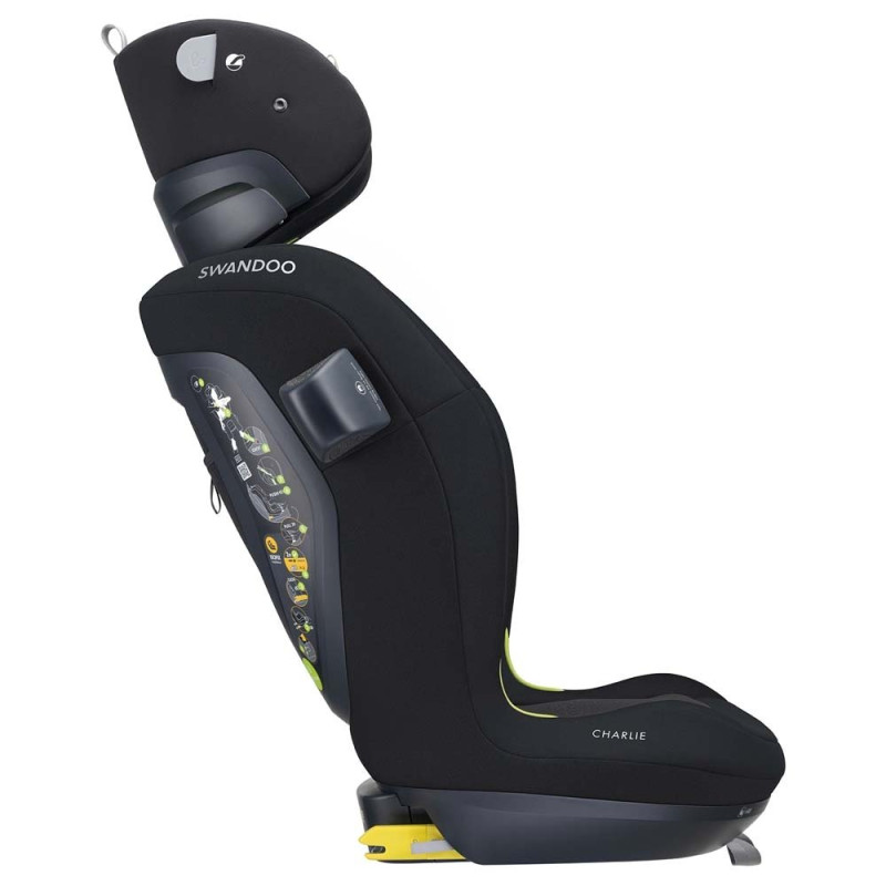 Автокрісло Swandoo Charlie i-Size 2025 Chia Black