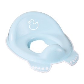 Накладка дитяча антиковзка на сидіння унітазу Tega Baby DUCK light blue