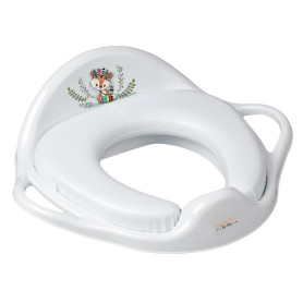 Накладка дитяча антиковзка на сидіння унітазу Tega Baby WILD&FREE LITTLE FOX white