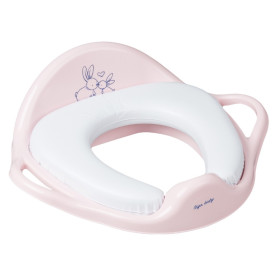 Накладка дитяча на сидіння унітазу Tega Baby Bunny powder pink white