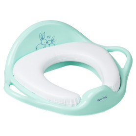 Накладка дитяча на сидіння унітазу Tega Baby Bunny mint-white