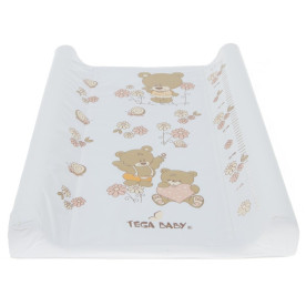 Килимок для пеленання Tega Baby Teddy Bear 70x50 см white pearl