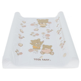 Килимок для пеленання Tega Baby Teddy Bear 70x50 см white pearl