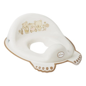 Накладка дитяча антиковзка на сидіння унітазу Tega Baby Teddy Bear beige