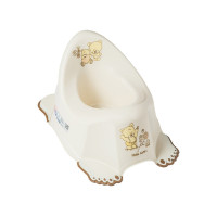 Горщик дитячий з музикою Tega Baby антиковзкий Teddy Bear beige
