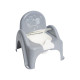 Горщик-стілець дитячий з музикою Tega Baby антиковзкий OWLS grey