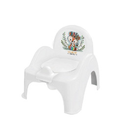 Горщик-стілець дитячий з музикою Tega Baby WILD&FREE LITTLE FOX white green