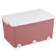 Контейнер для іграшок Tega Baby pink white