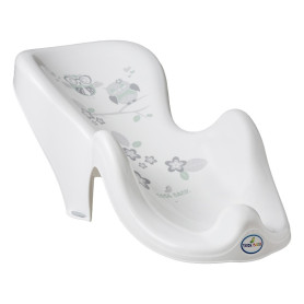Гірка дитяча для купання антиковзка Tega Baby OWLS пластик white