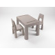 Комплект меблів Tega Baby TEGGI MULTIFUN+2 стільця stone