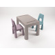 Комплект меблів Tega Baby TEGGI MULTIFUN+2 стільця stone/heather/turquoise