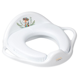 Накладка на унітаз Tega м'яка WILD & FREE Soft toilet trainer LITTLE FOX DZ-020-103-LISEK white білий