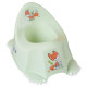 Горщик Tega з антиковзаючим покриттям FOREST FAIRYTALE Anti-slip potty FF-001-112 light green зелений