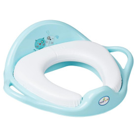 Накладка на унітаз Tega м'яка DOG & CAT Soft Toilet trainer PK-020-101 light blue блакитний