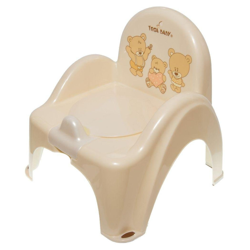 Горщик Tega крісло TEDDY BEAR Anti slip Potty Chair MS-012-119 beige бежевий