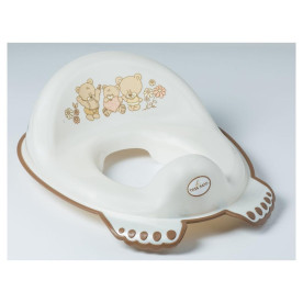 Накладка на унітаз Tega TEDDY BEAR Anti slip Toilet trainer MS-016-118 white pearl білий
