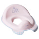 Накладка на унітаз Tega LITTLE BUNNY Anti slip toilet trainer KR-002-104 powder pink рожевий