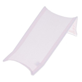 Гірка для купання Tega махрова Deckchair for bath 15 cm high thicker frotte DM-015-103 white білий