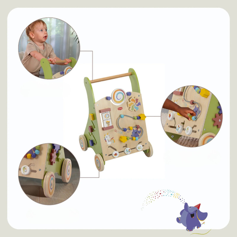 Розвиваючий ігровий дерев'яний центр Tiny Love Born to Party від 12 місяців