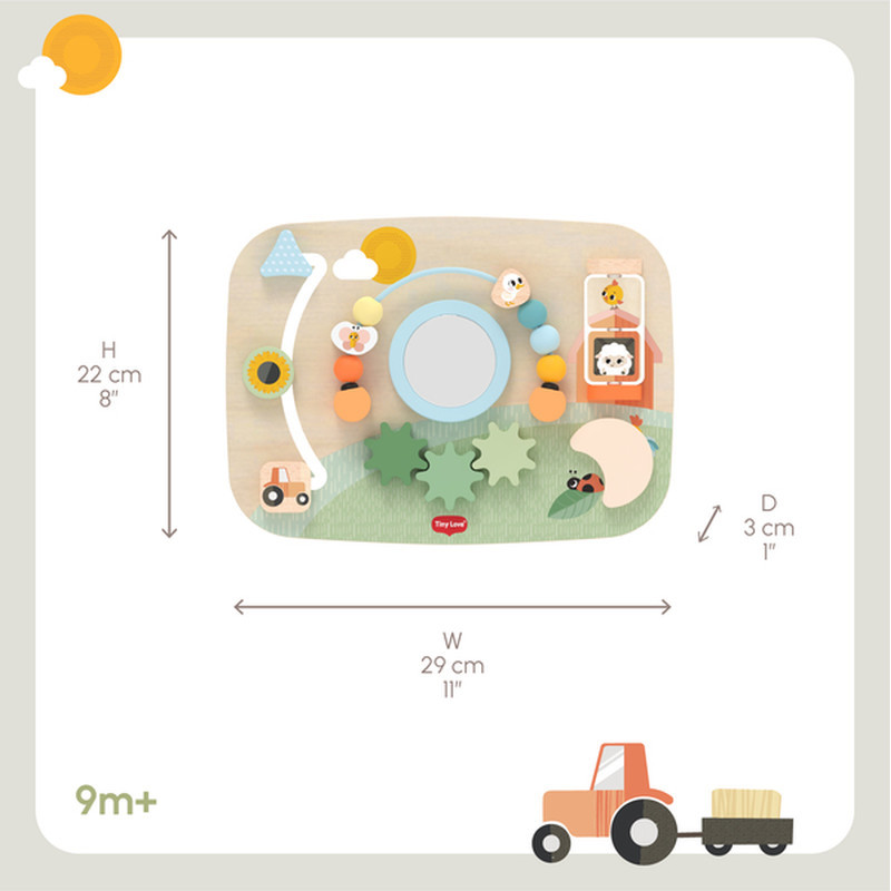 Розвиваюча дерев'яна дошка Tiny Love Farmers Funday від 9 місяців