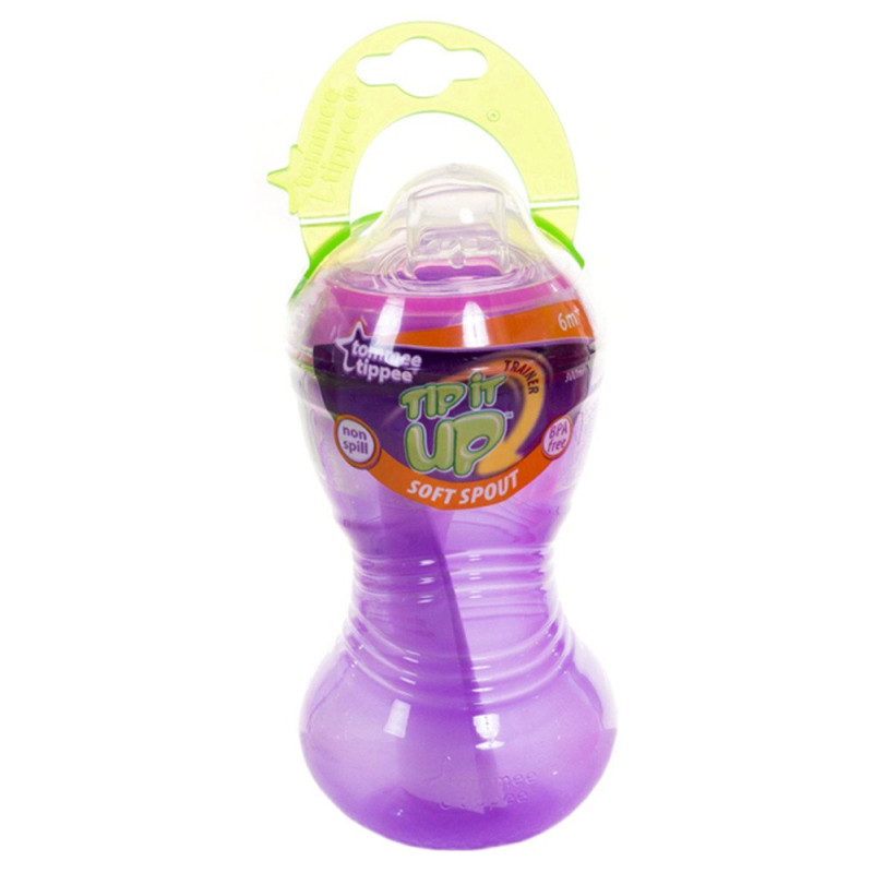 Пляшка Tommee Tippee Поїлка Tip it UP від 6 місяців 300ml блакитний / рожевий / салатовий