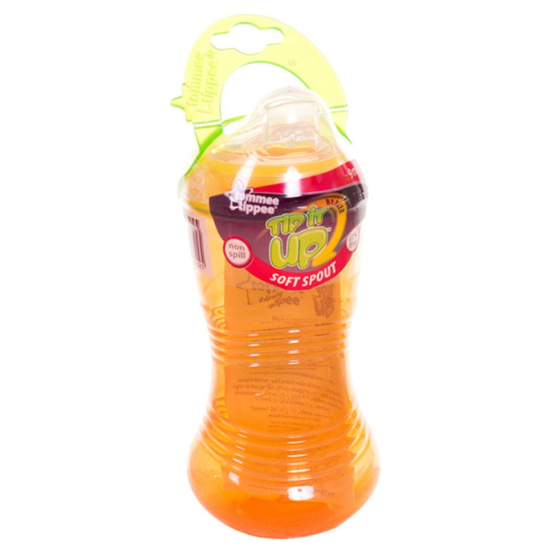 Пляшка Tommee Tippee Поїлка Tip it UP від 9 місяців 400ml блакитний / рожевий / помаранчевий