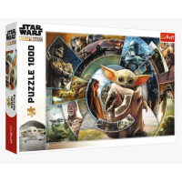 Пазли Trefl 1000 елм. Подорож Грогу Війна в Галактиці