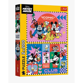 Пазли Trefl 2х200 елм. Час з друзями