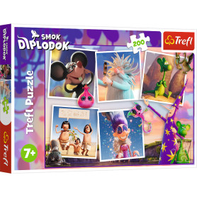 Пазли Trefl 200 елм. Пригоди дракона