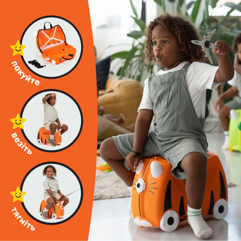 Дитяча валіза Trunki "Tipu Tiger"