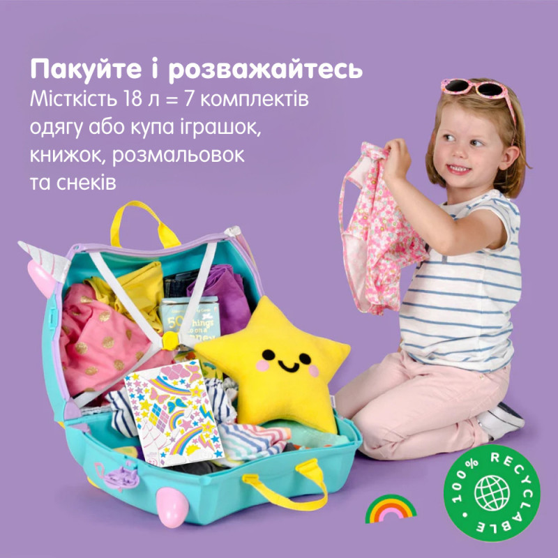 Дитяча валіза Trunki "Una the Unicorn"