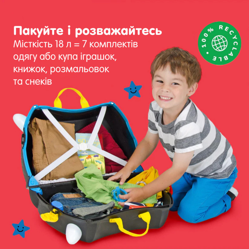 Дитяча валіза Trunki "Pedro the Pirate Ship"