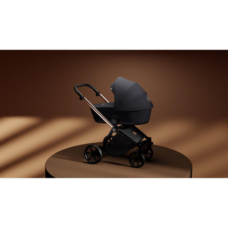 Універсальна коляска 2 в 1 TUTIS Mio plus Thermo black edition rose gold