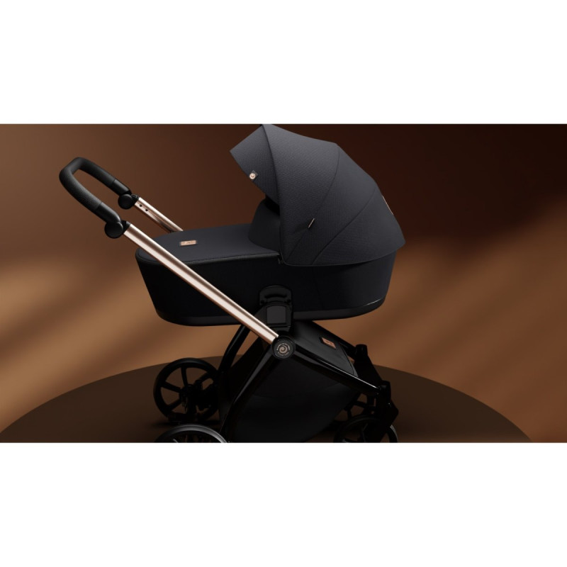 Універсальна коляска 2 в 1 TUTIS Mio plus Thermo black edition rose gold