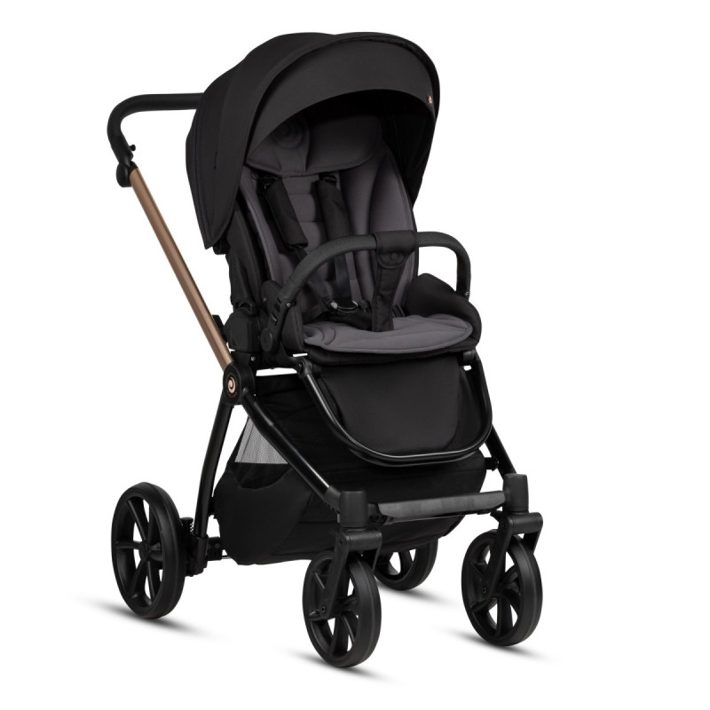 Універсальна коляска 2 в 1 TUTIS Mio3 plus black edition rose gold