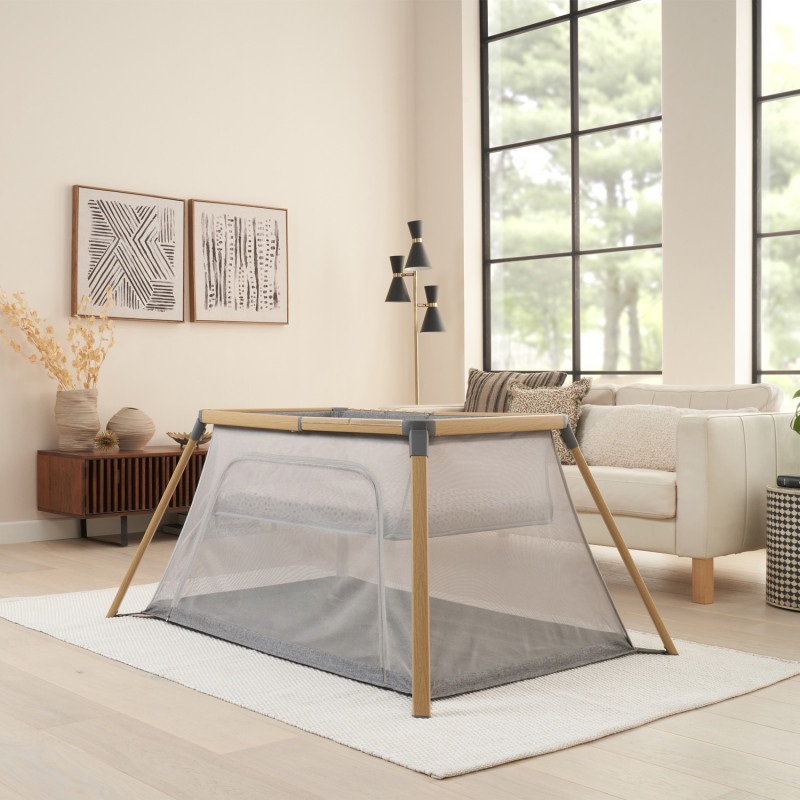 Ліжечко-манеж 3 в 1 Tutti Bambini CoZee Go Grey