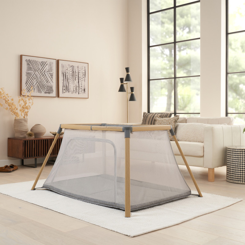 Ліжечко-манеж 3 в 1 Tutti Bambini CoZee Go Grey