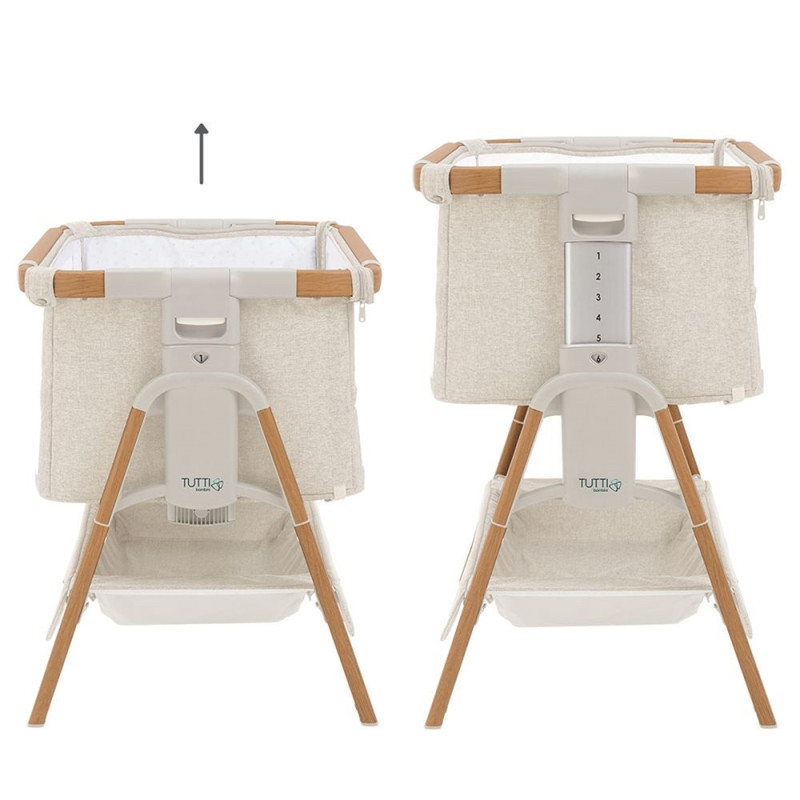 Ліжечко Tutti Bambini Дитяче 2 в 1 CoZee XL Beige