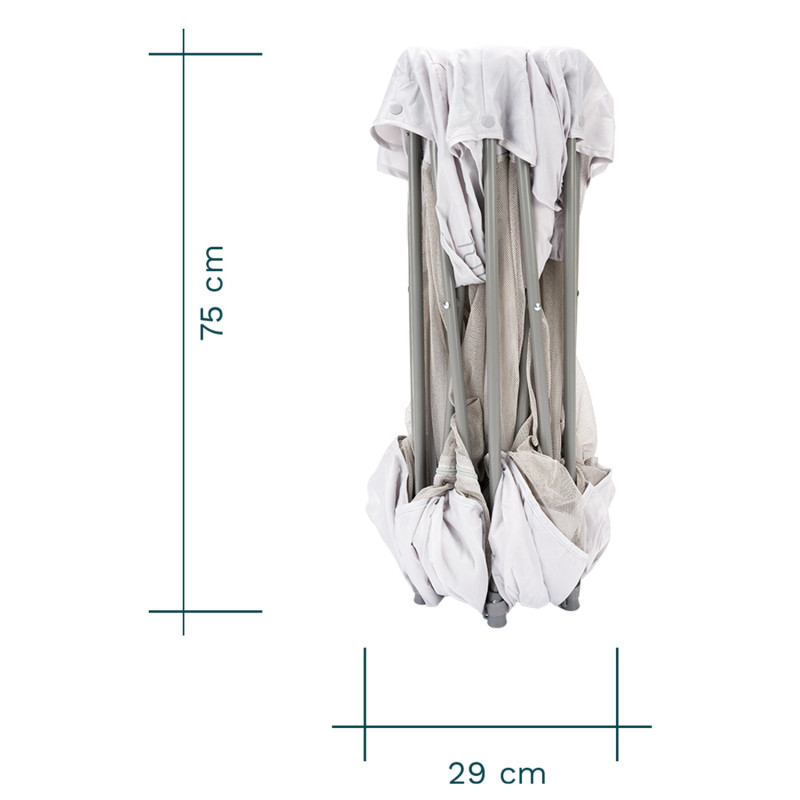 Манеж Tutti Bambini Hexa Grey