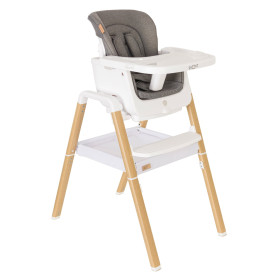 Стільчик для годування 7 в 1 Tutti Bambini Nova White/Grey
