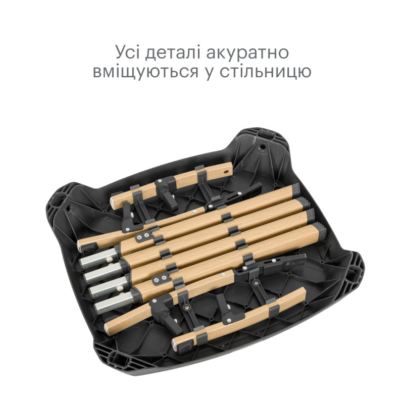 Стільчик для годування 7 в 1 Tutti Bambini Nova Grey