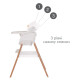 Стільчик для годування 7 в 1 Tutti Bambini Nova White