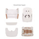 Стільчик для годування 7 в 1 Tutti Bambini Nova White